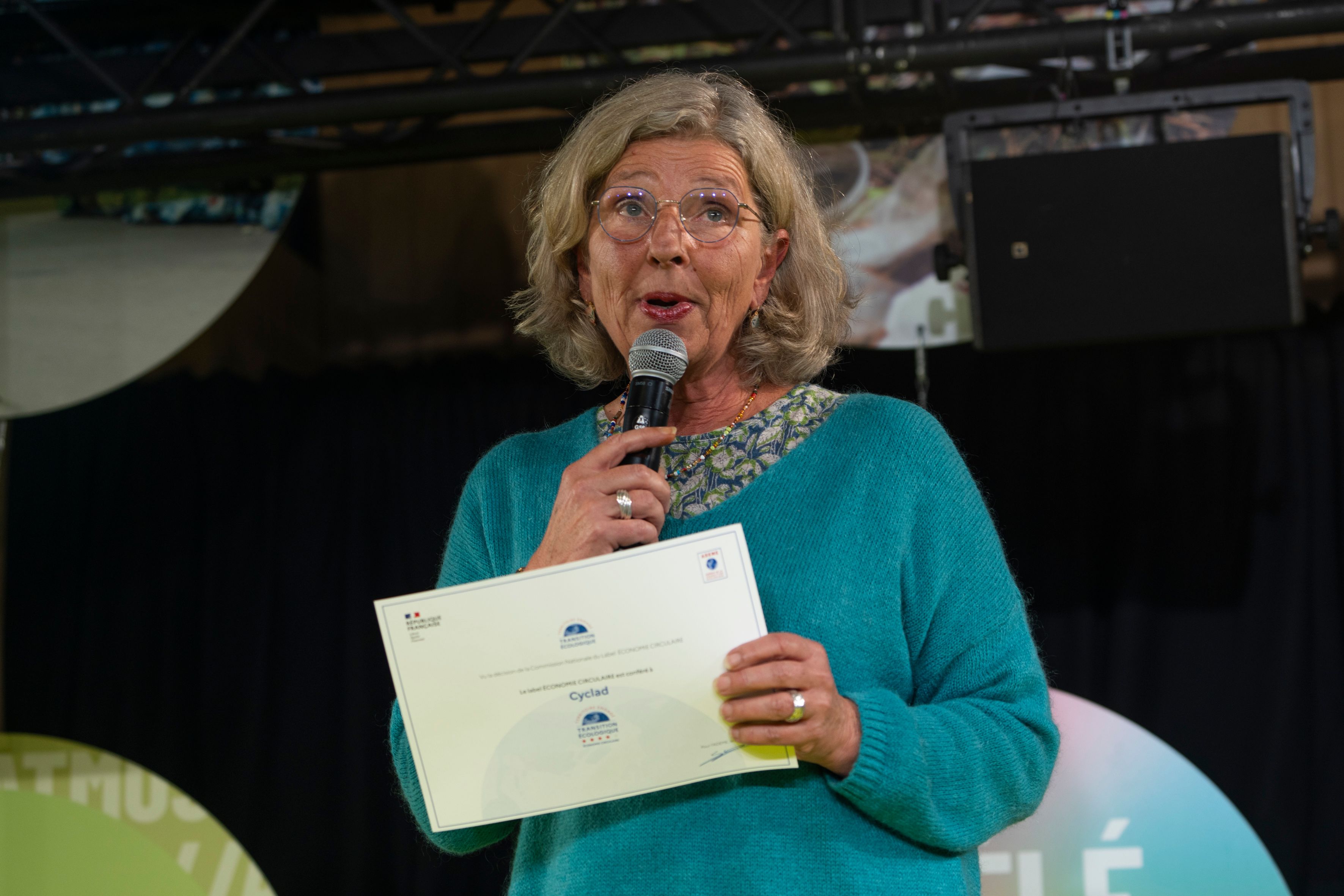 Anne-Sophie Descamps, Vice-Présidente Economie circulaire du CYCLAD