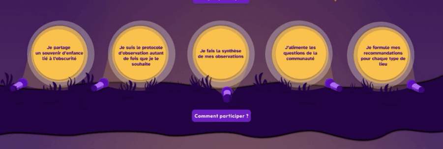 Image pour susciter la participation citoyenne sur l'extinction de l'éclairage nocture